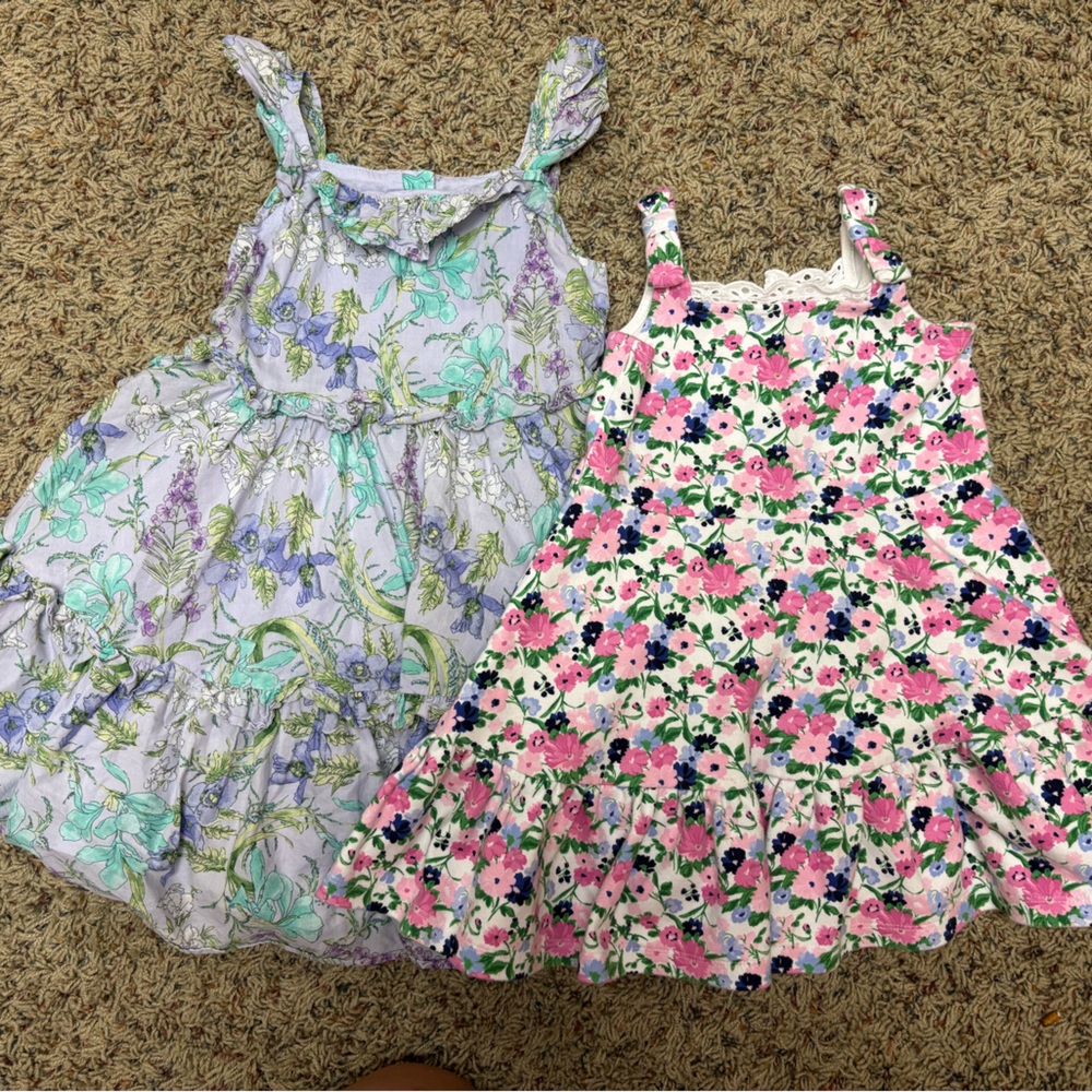 Floral dresses- Lavender & Pink